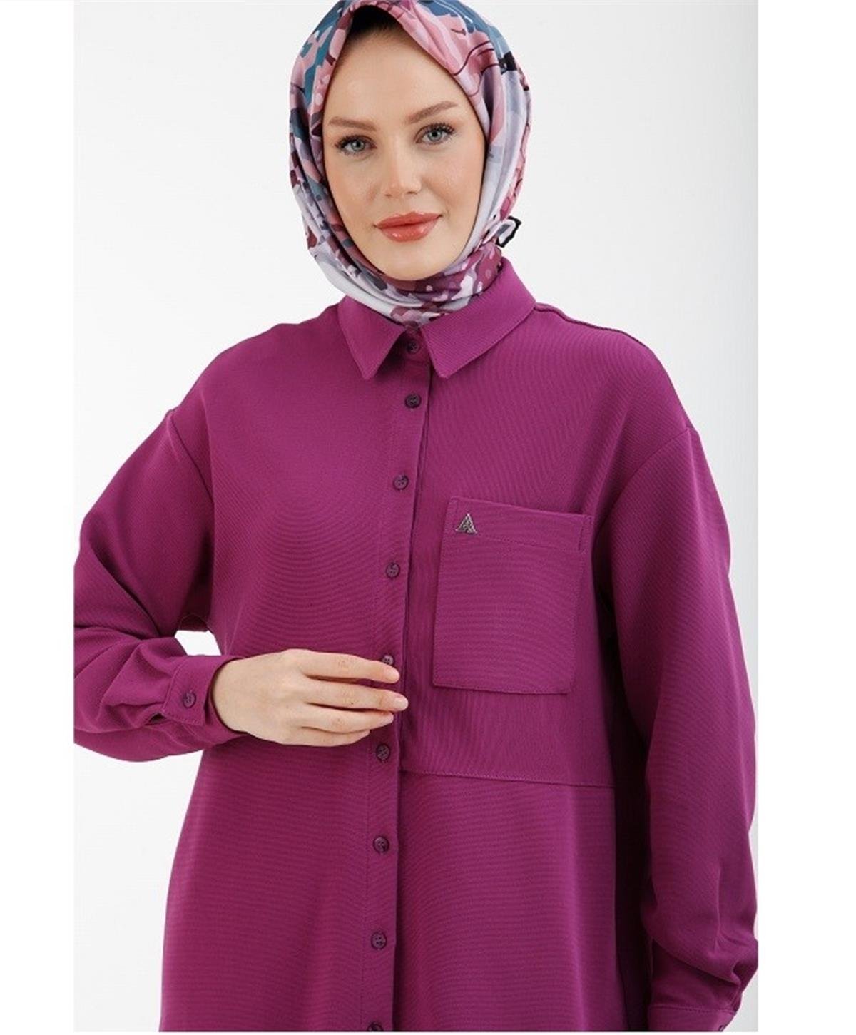 Armine Trend Bluz 23YT439 Fuşya