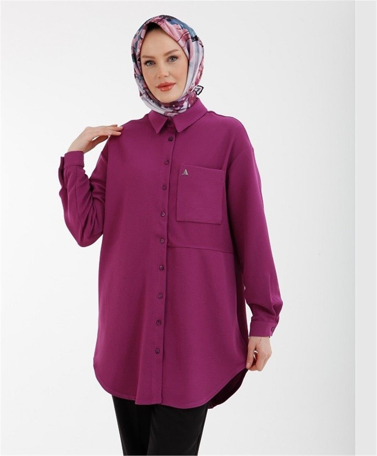 Armine Trend Bluz 23YT439 Fuşya