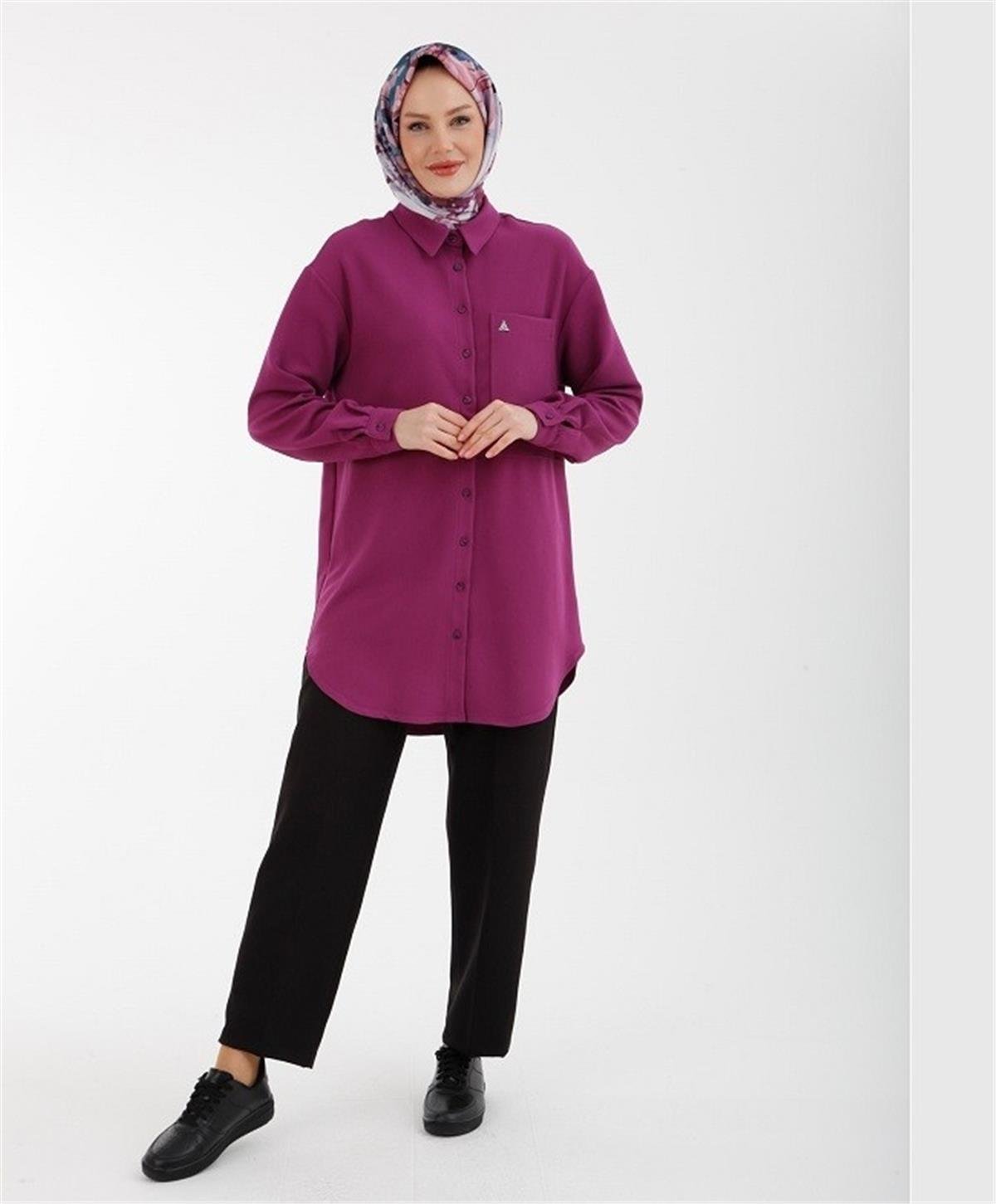 Armine Trend Bluz 23YT439 Fuşya