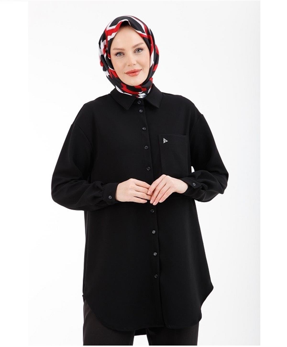 Armine Trend Bluz 23YT439 Siyah