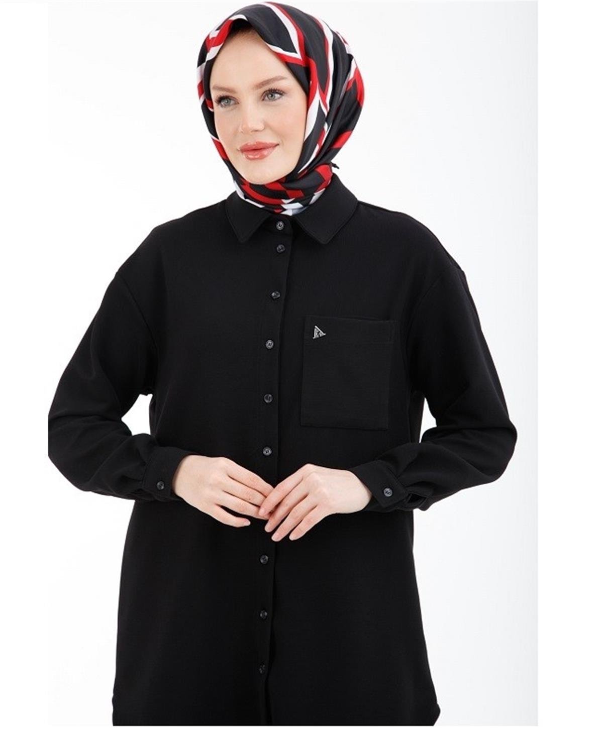 Armine Trend Bluz 23YT439 Siyah