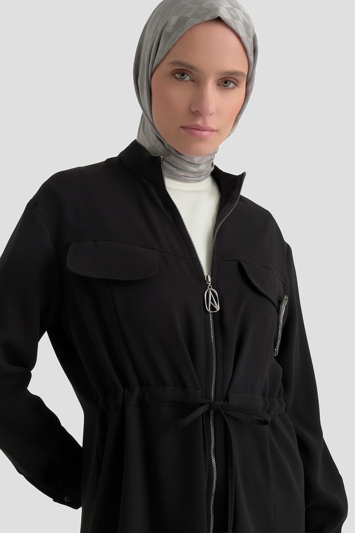 Armine TREND Broş Detaylı İkili Takım Siyah 25KT646