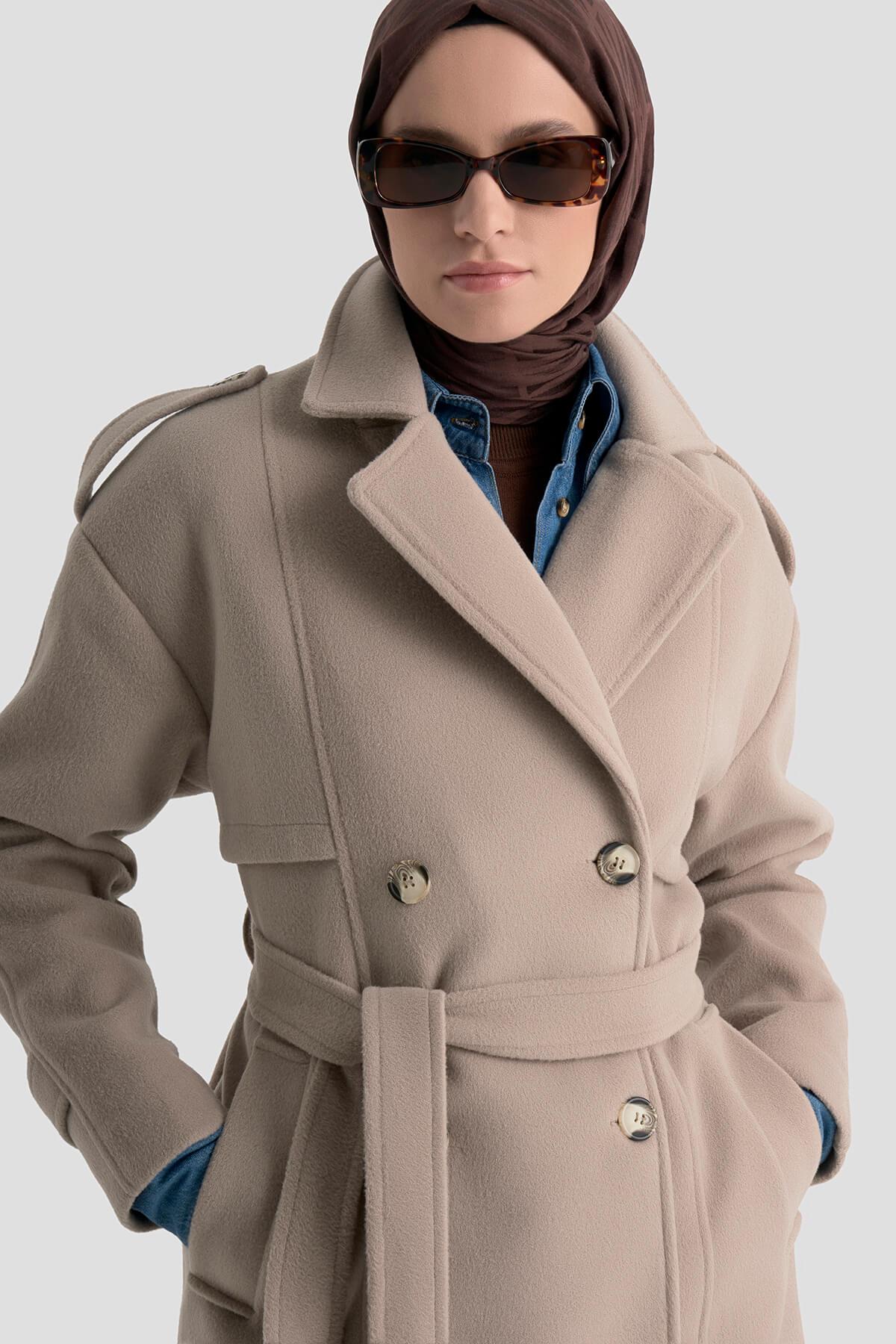 Armine TREND Düğmeli Kaban Capicino 25KT729