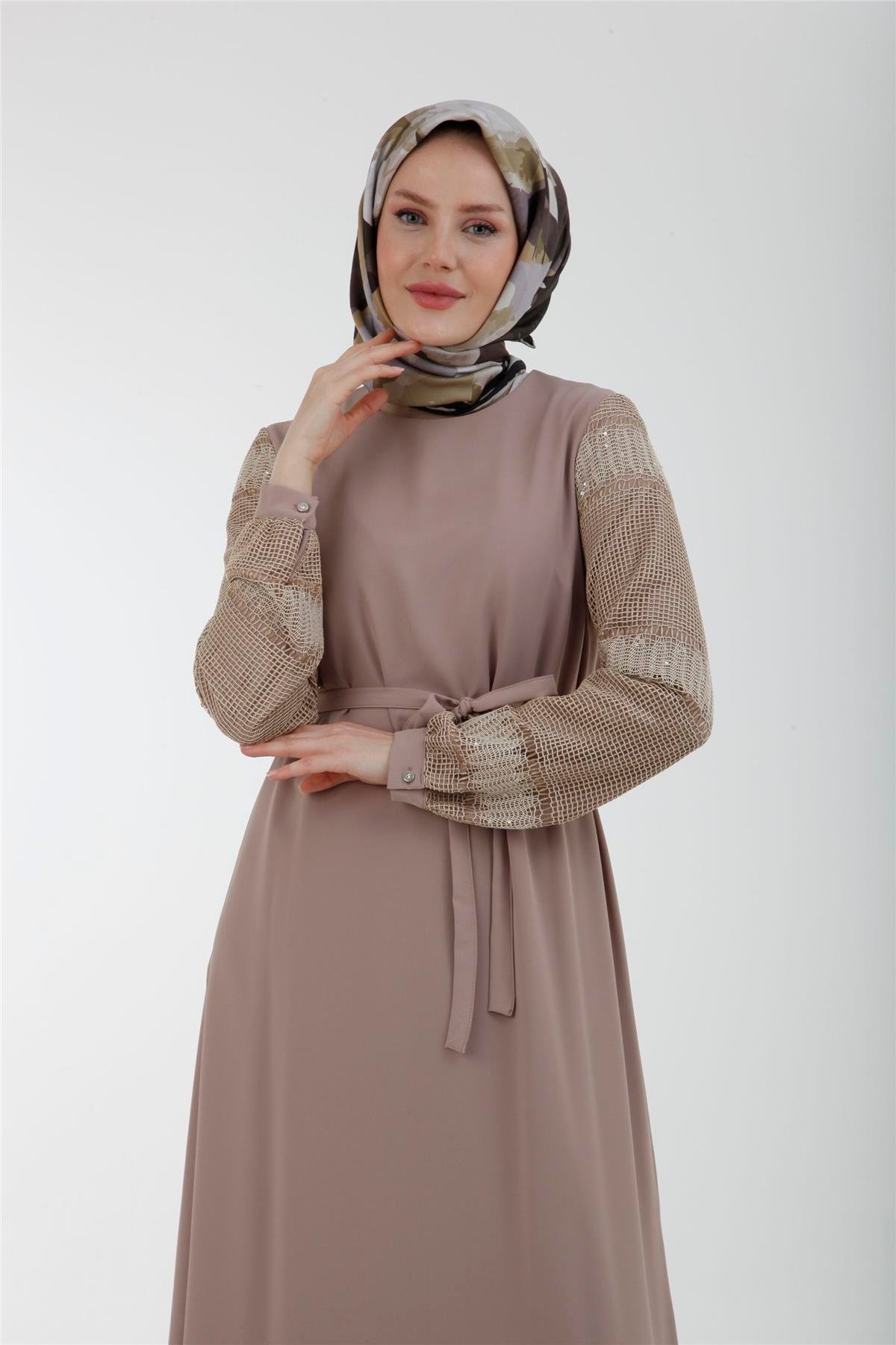 Armine Trend Elbise 22KT905 Vizon