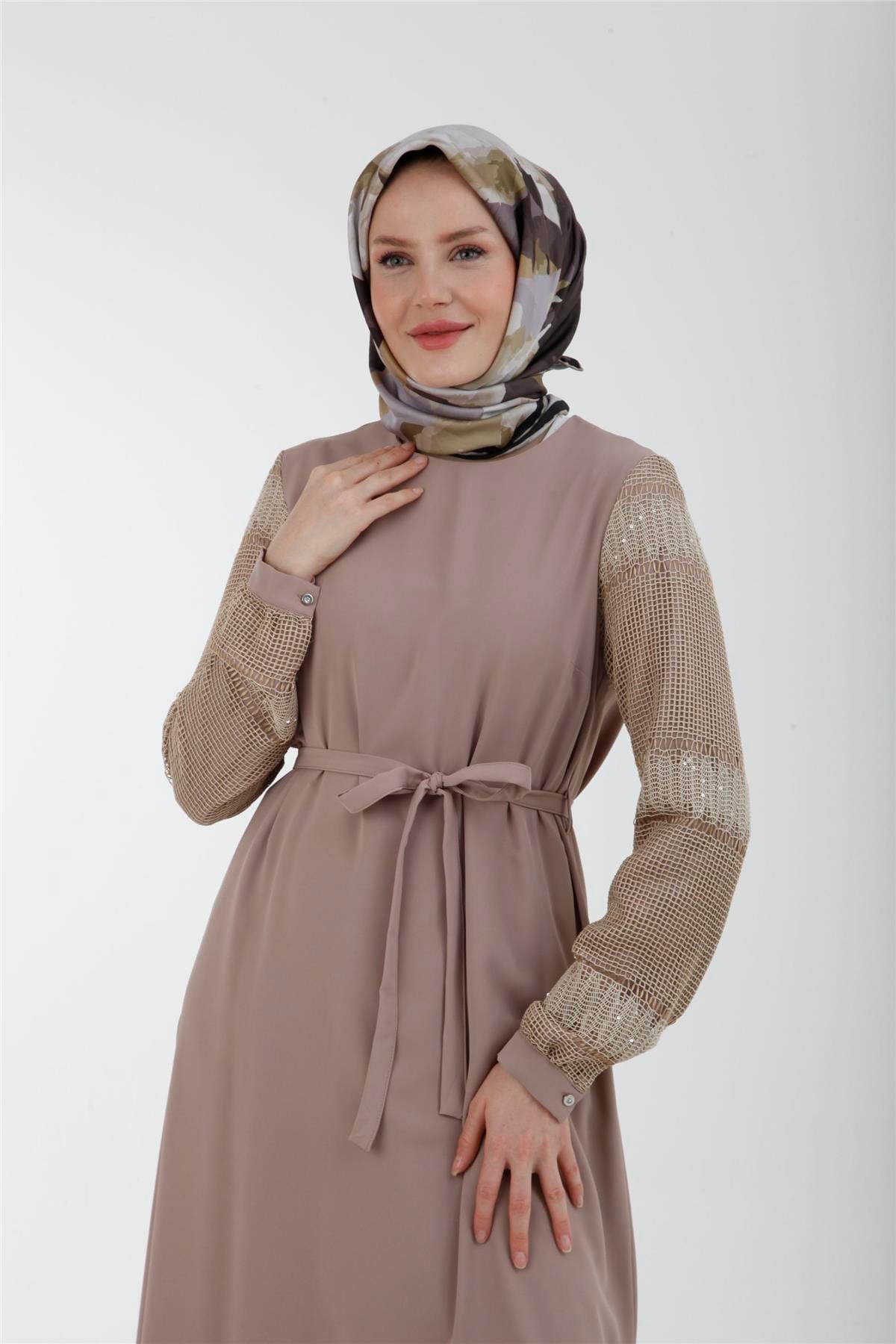 Armine Trend Elbise 22KT905 Vizon
