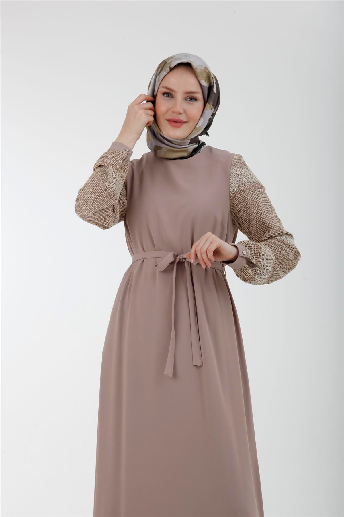 Armine Trend Elbise 22KT905 Vizon
