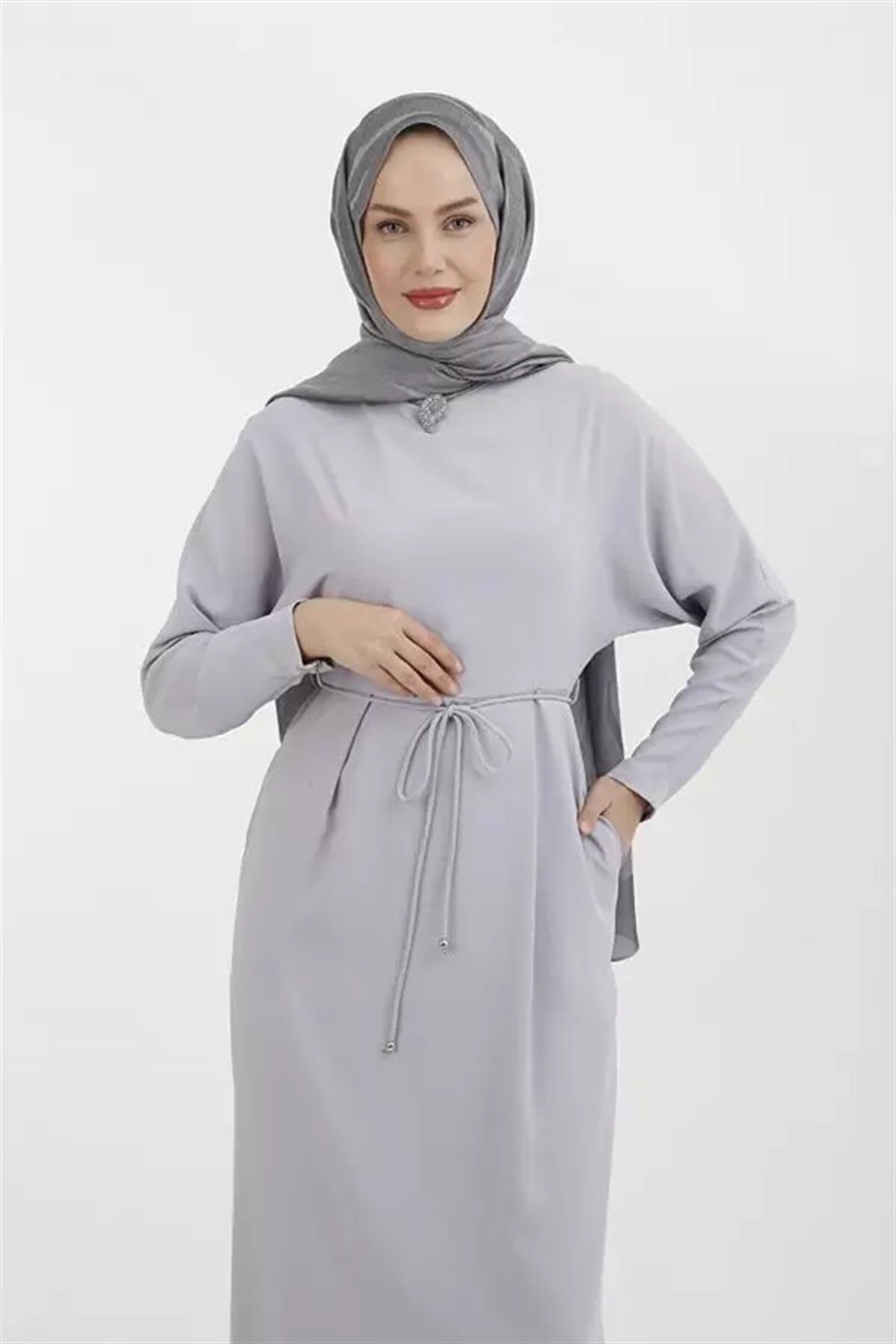 Armine Trend Elbise 22yt924 Gri