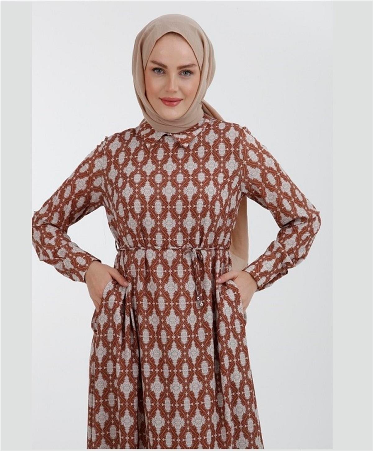 Armine Trend Elbise 22YT945 Bej