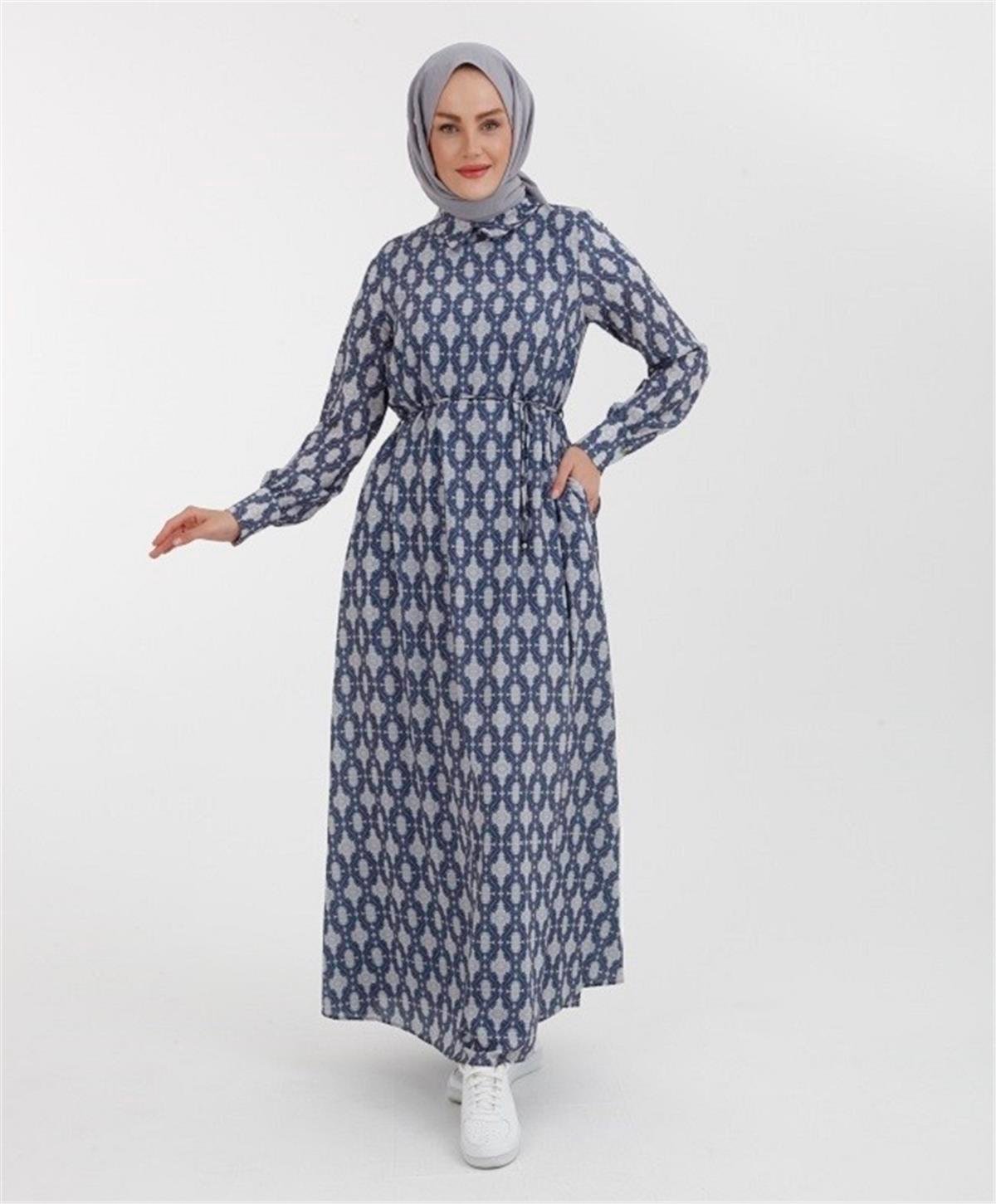 Armine Trend Elbise 22YT945 İndigo