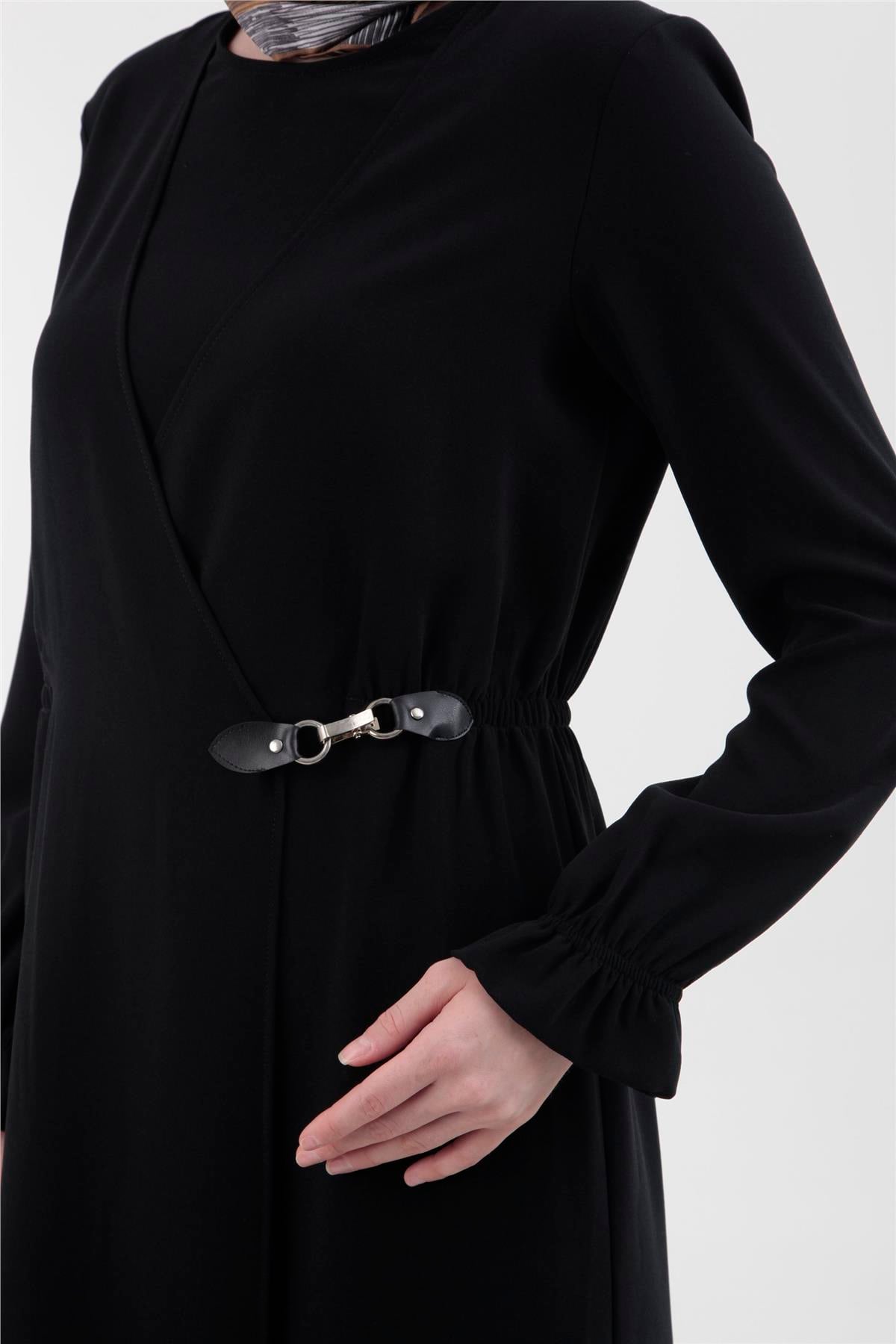 Armine Trend Elbise 23KT908 Siyah