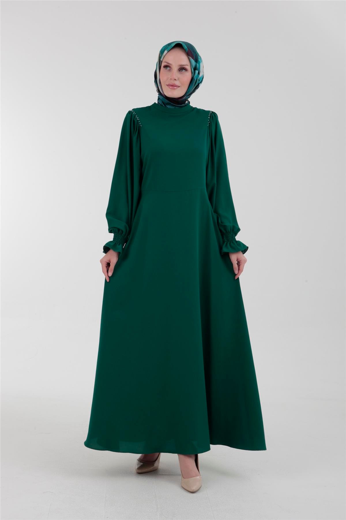 Armine Trend Elbise 23YT904 Zümrüt