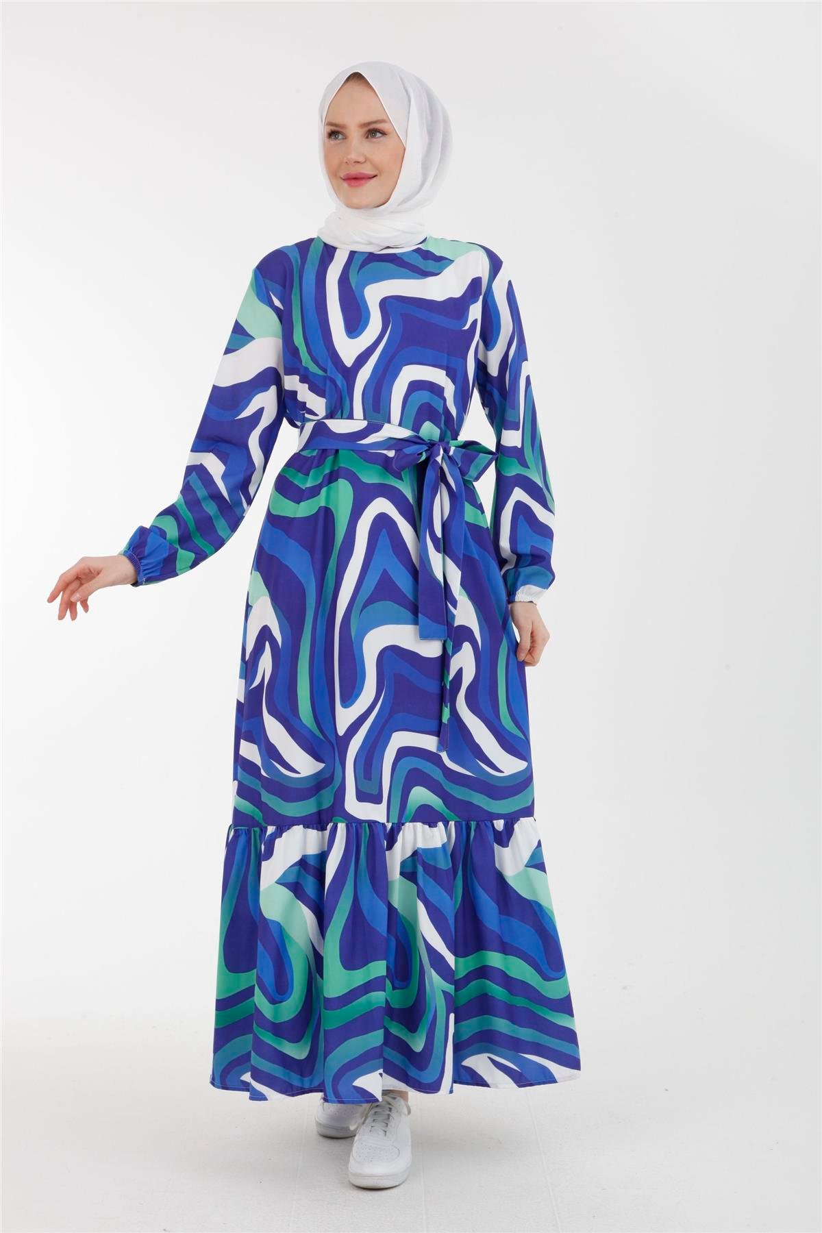 Armine Trend Elbise Saks 23YTD900 Saks