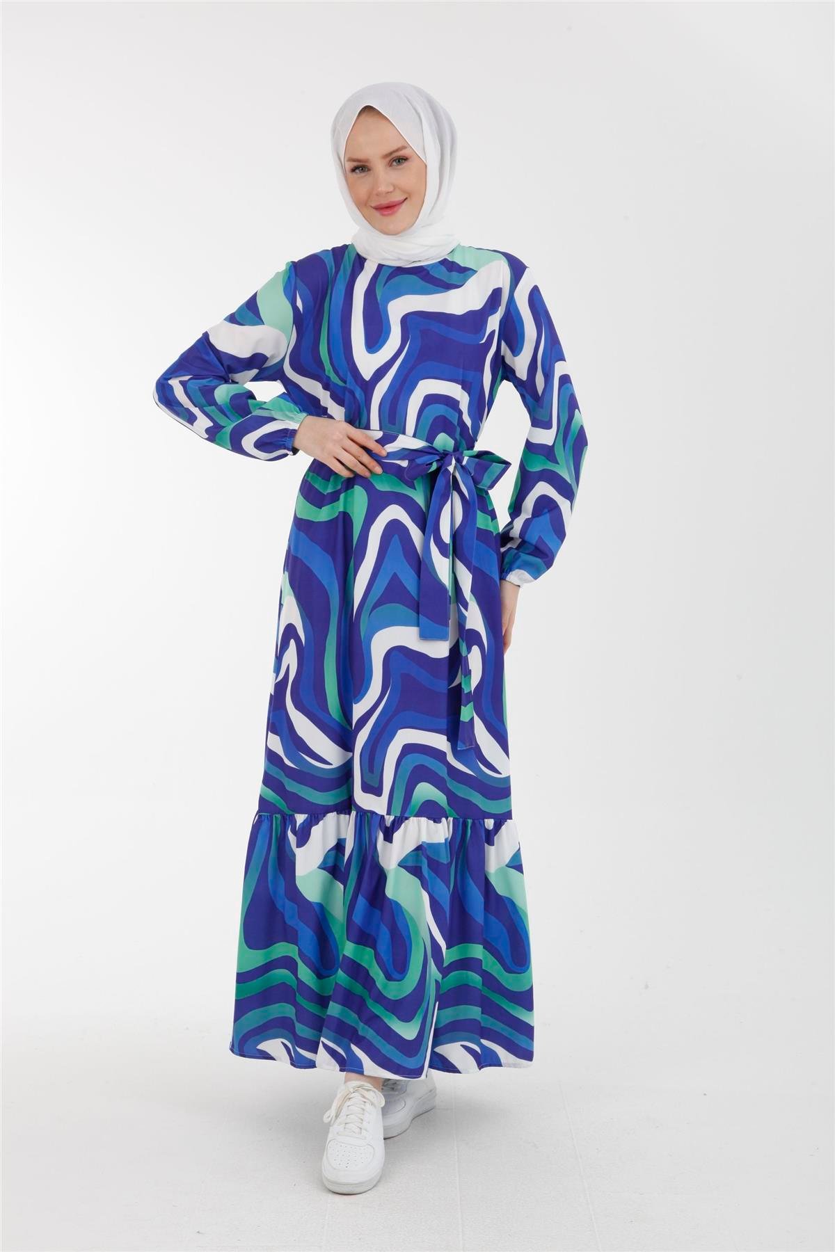 Armine Trend Elbise Saks 23YTD900 Saks