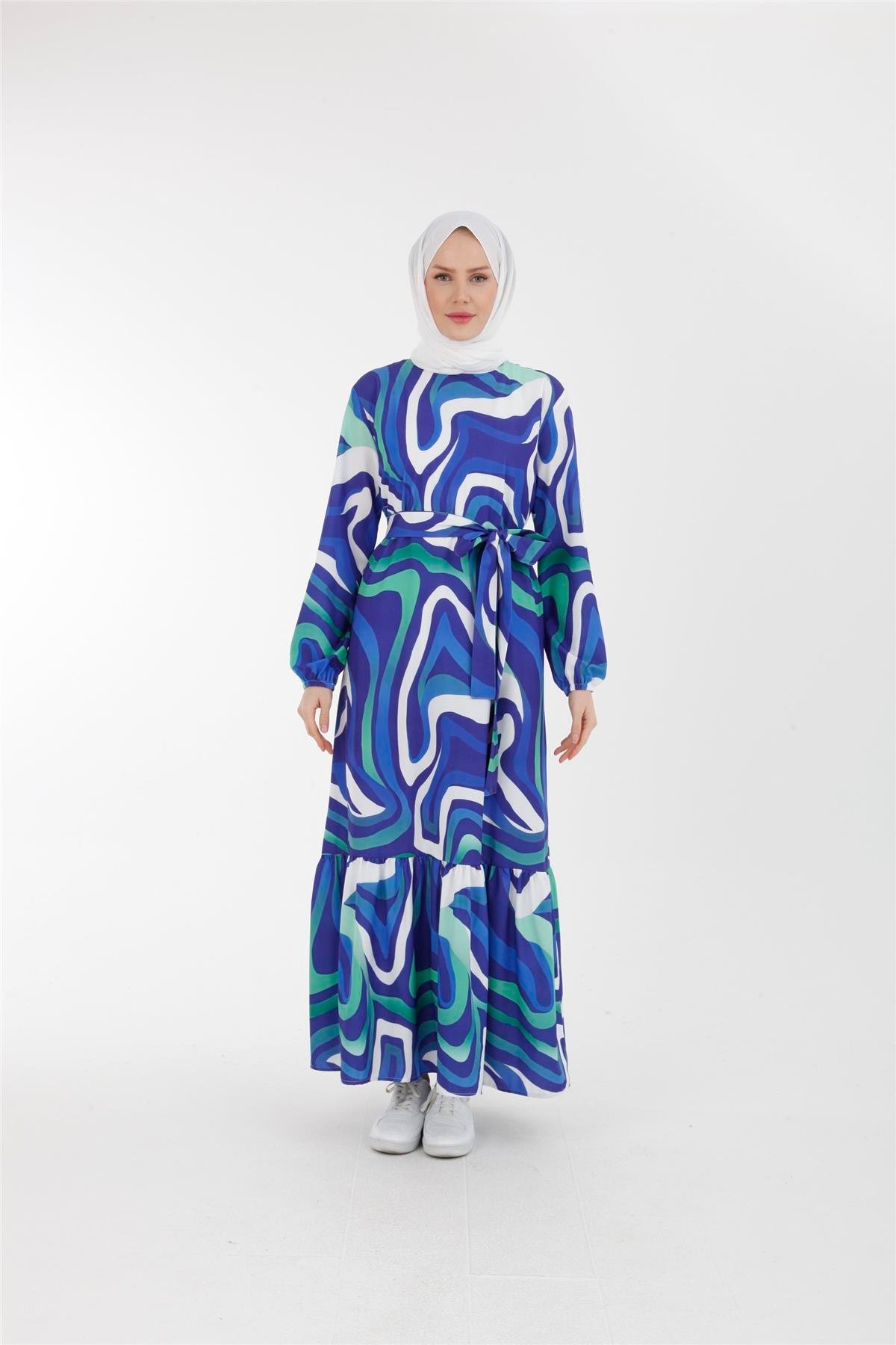 Armine Trend Elbise Saks 23YTD900 Saks