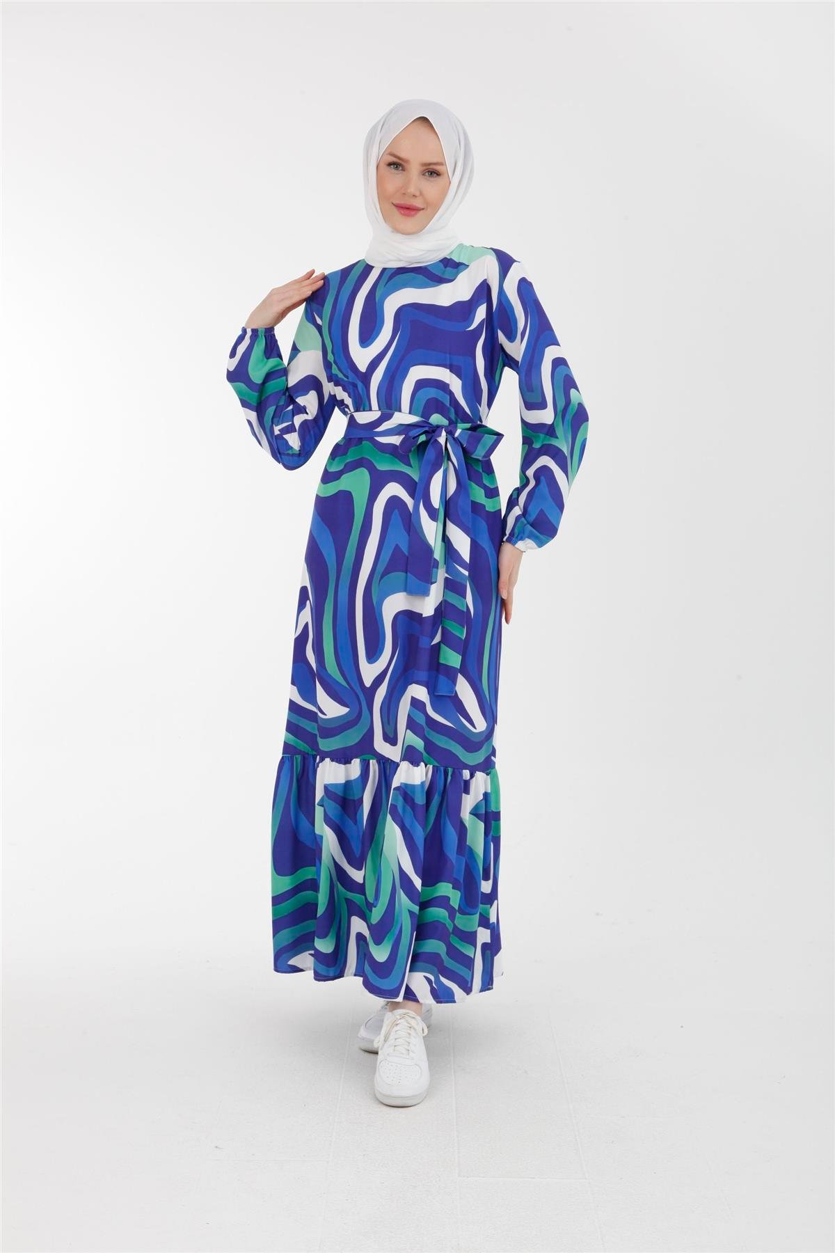 Armine Trend Elbise Saks 23YTD900 Saks