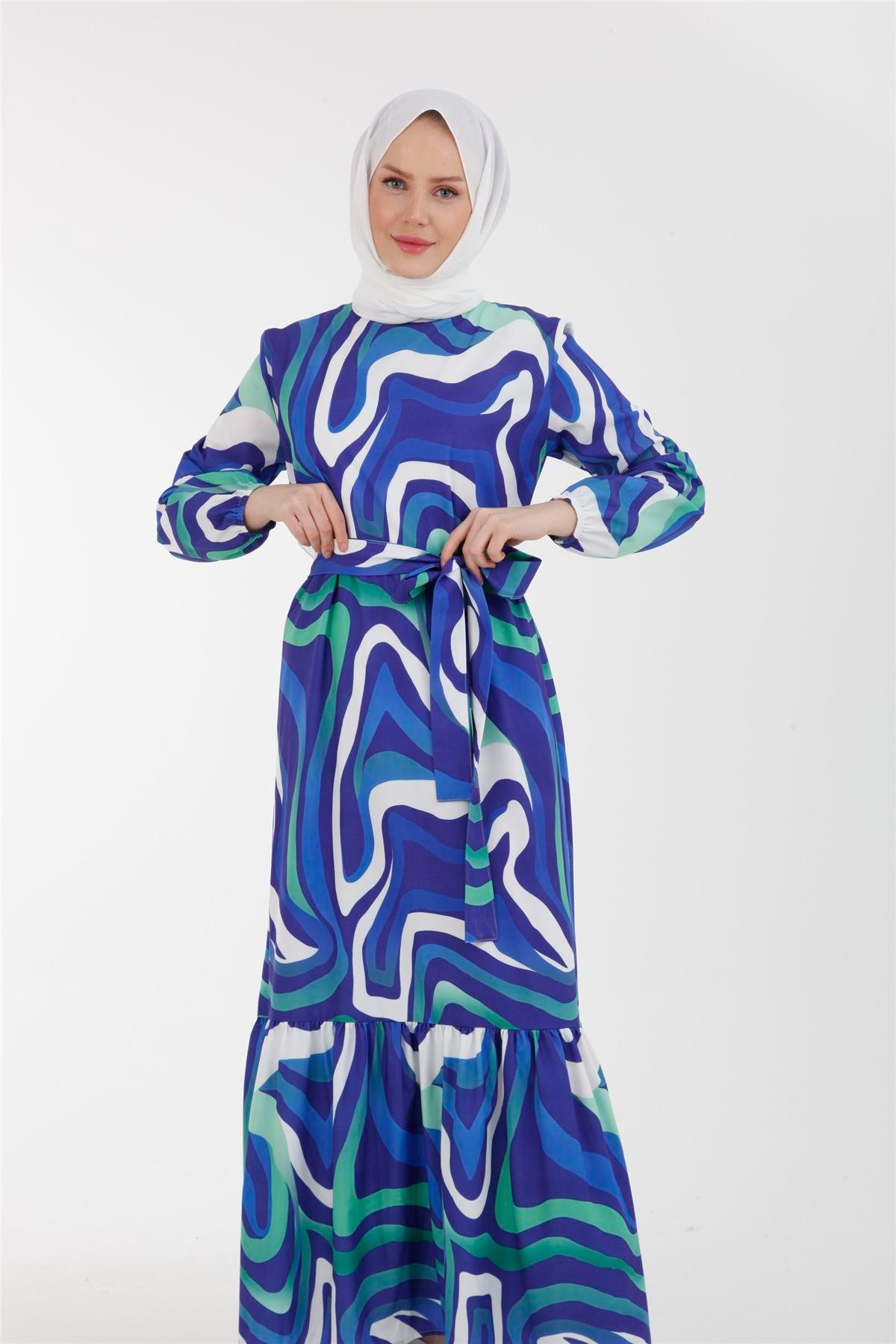 Armine Trend Elbise Saks 23YTD900 Saks