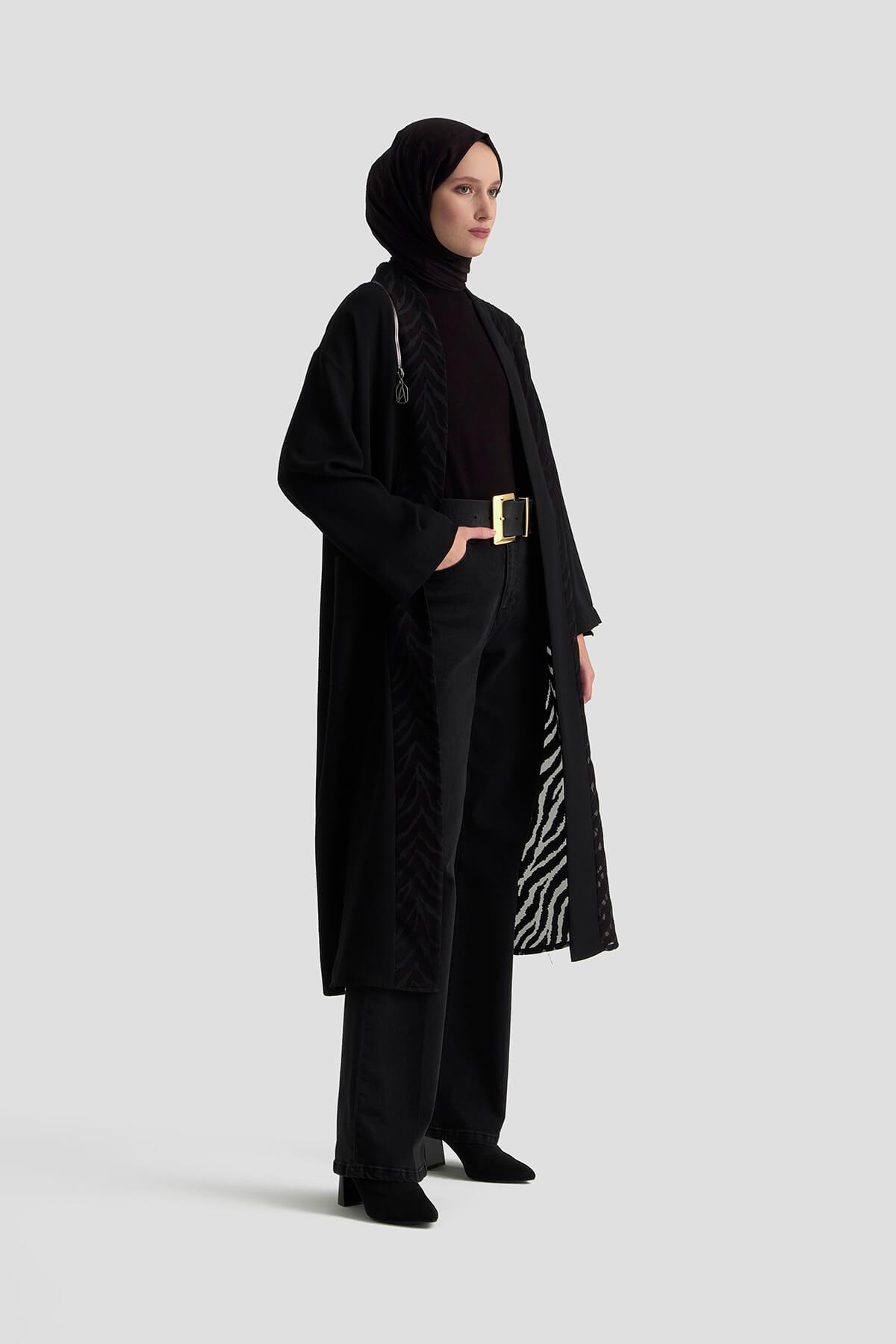 Armine TREND Fermuar Detaylı Giyçık Siyah 25KT522