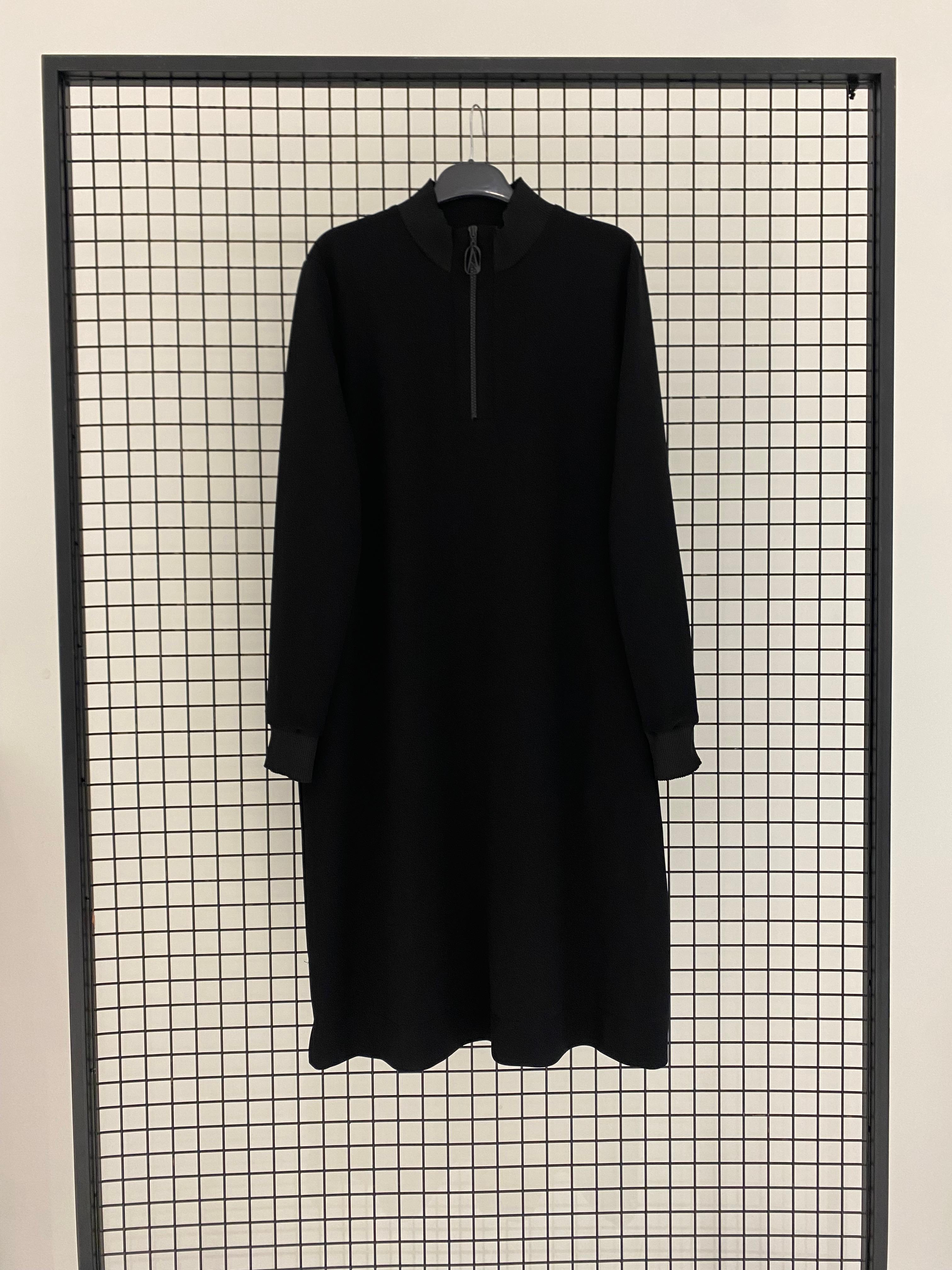 Armine TREND Halkalı Örme Kumaş Tunik Siyah 25KT465