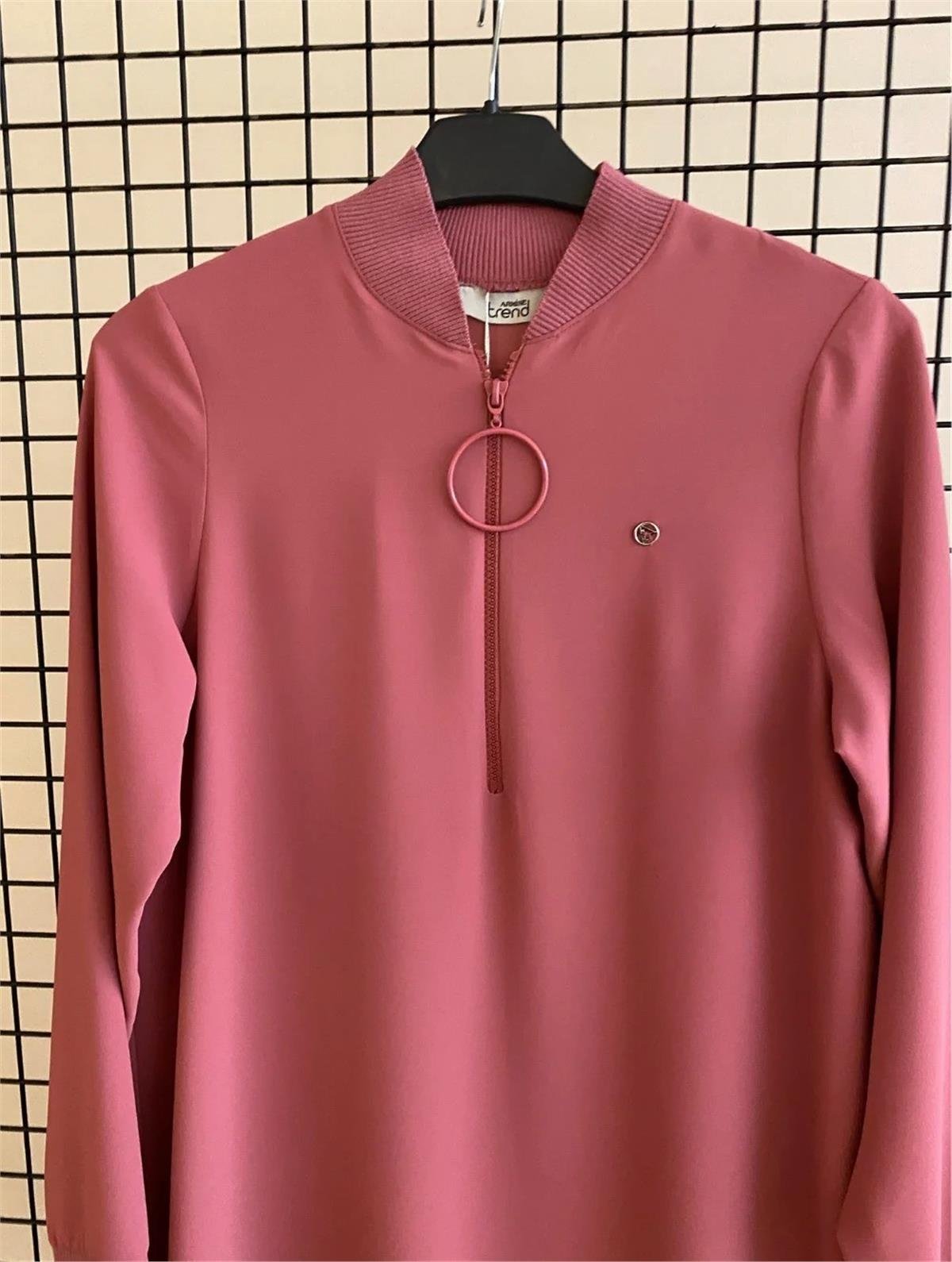 Armine Trend Halkalı Tunik 23YT424 Gül