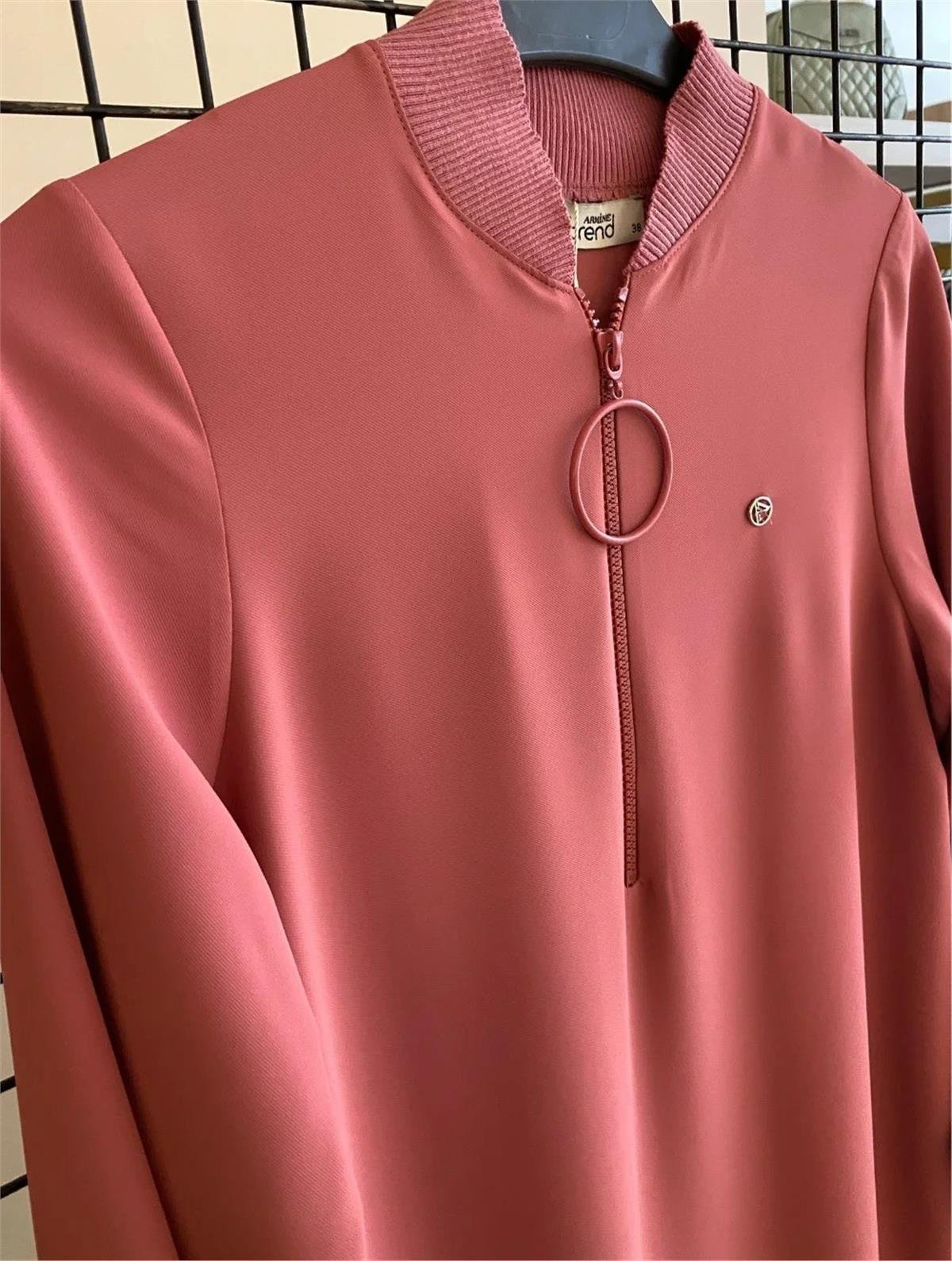 Armine Trend Halkalı Tunik 23YT424 Gül