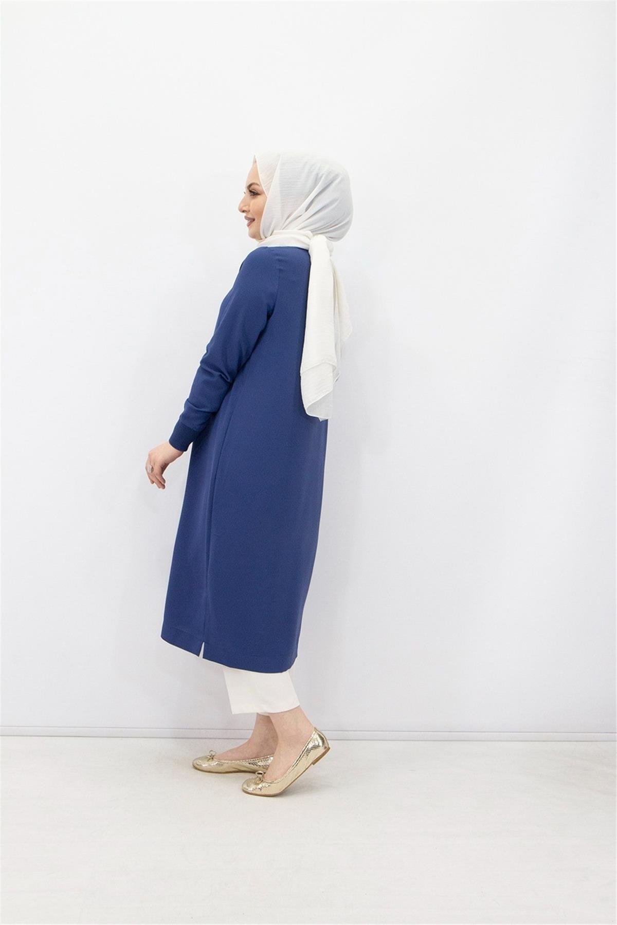 Armine Trend Halkalı Tunik 23YT424 İndigo
