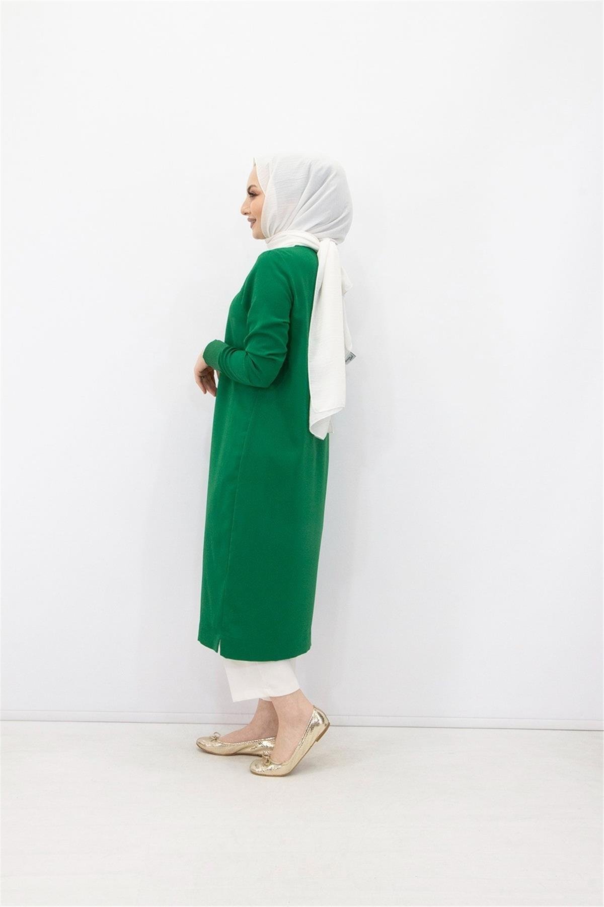 Armine Trend Halkalı Tunik 23YT424 Zümrüt
