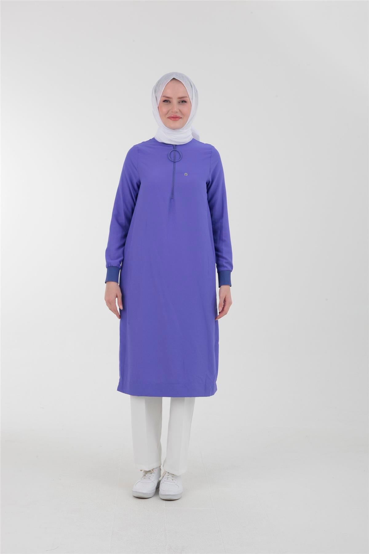 Armine Trend Halkalı Tunik 23YTD424 Mor