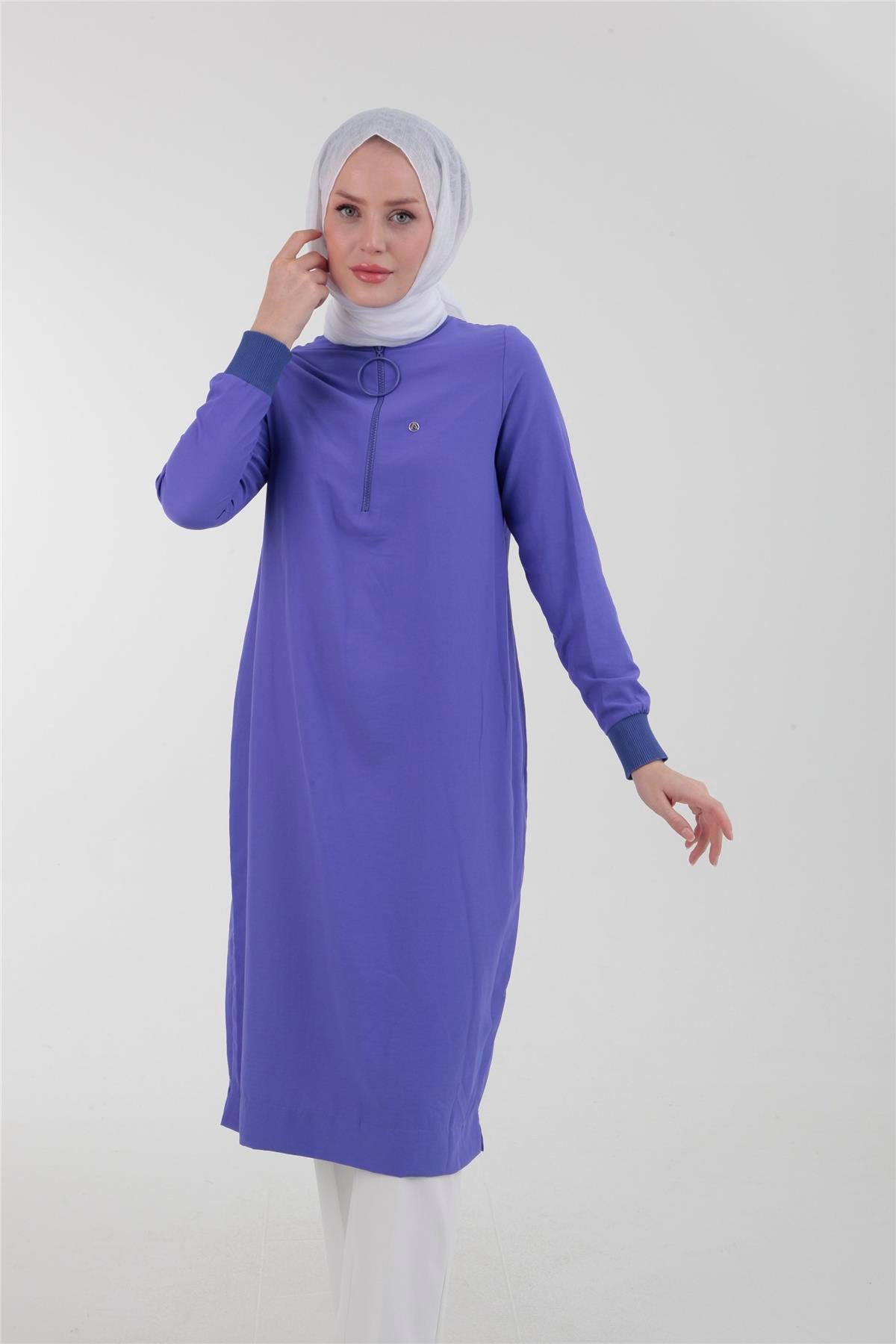 Armine Trend Halkalı Tunik 23YTD424 Mor