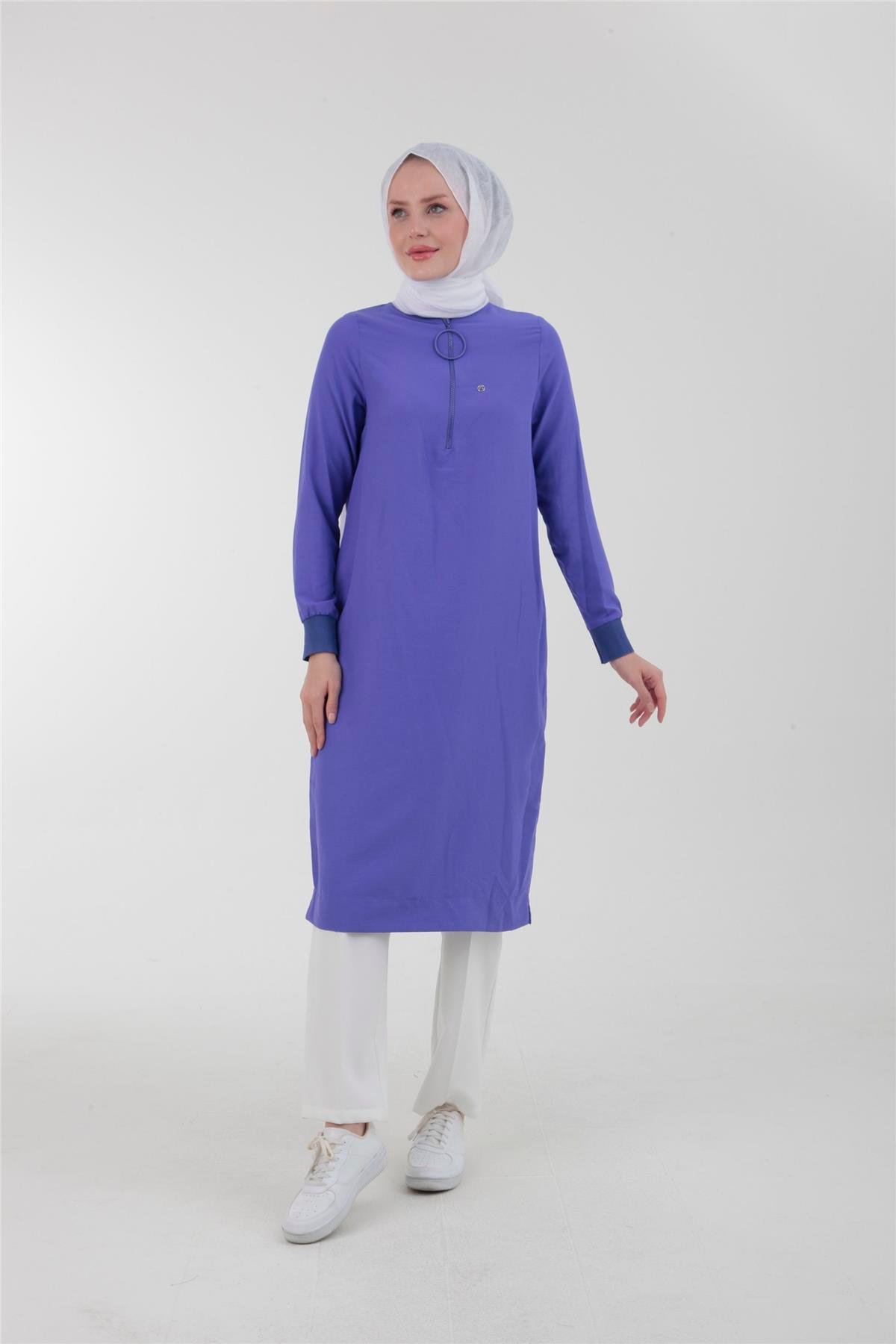 Armine Trend Halkalı Tunik 23YTD424 Mor