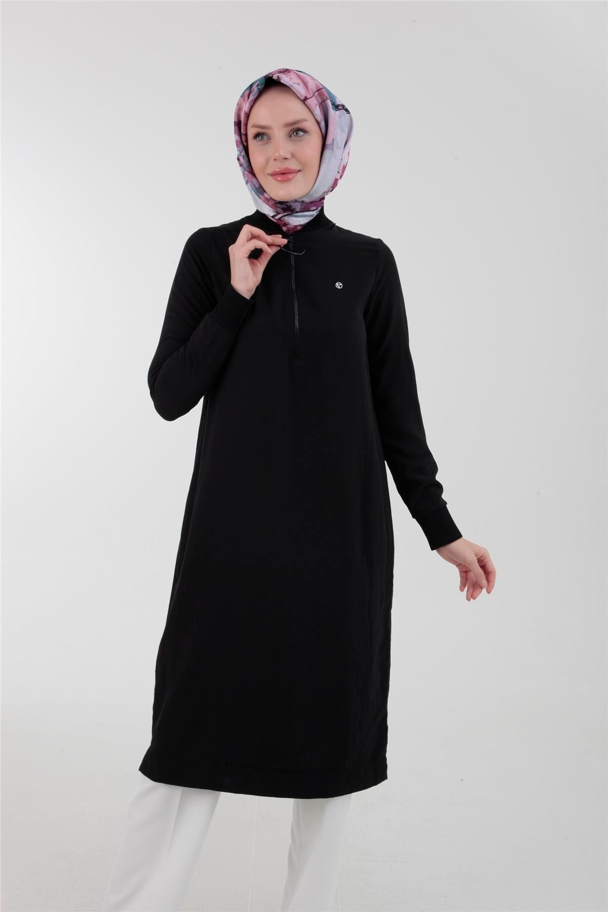 Armine Trend Halkalı Tunik 23YTD424 Siyah