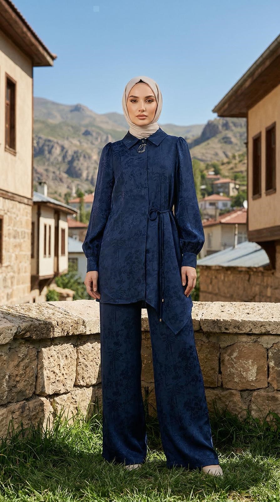 Armine TREND Jakarlı Takım Lacivert 26YT602