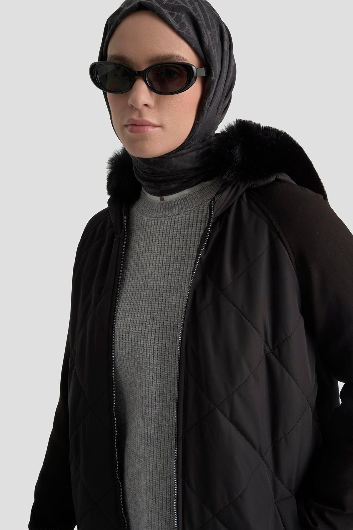 Armine TREND Kapitone Mont Siyah 25KT745