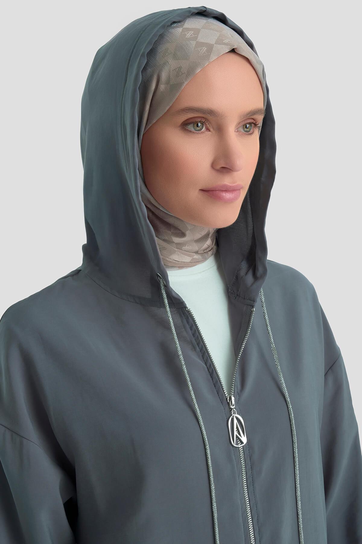 Armine TREND Kapüşonlu Cupra Spor Takım Petrol 26YT620