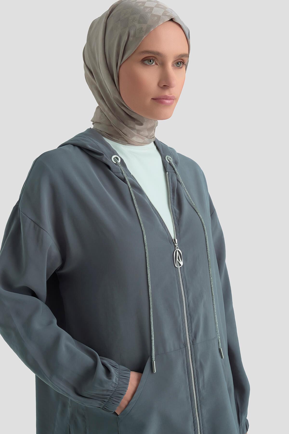 Armine TREND Kapüşonlu Cupra Spor Takım Petrol 26YT620