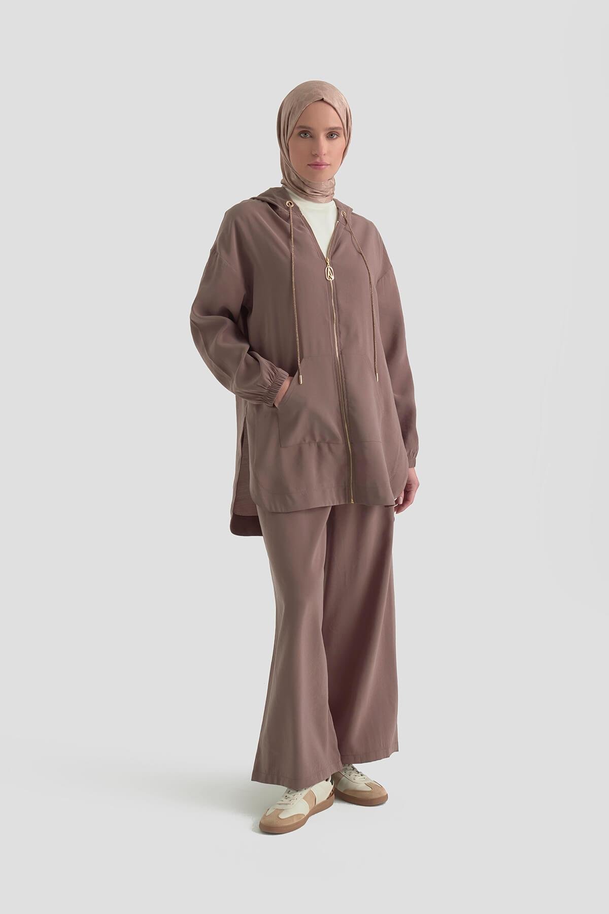 Armine TREND Kapüşonlu Spor Takım Duman 26YT620