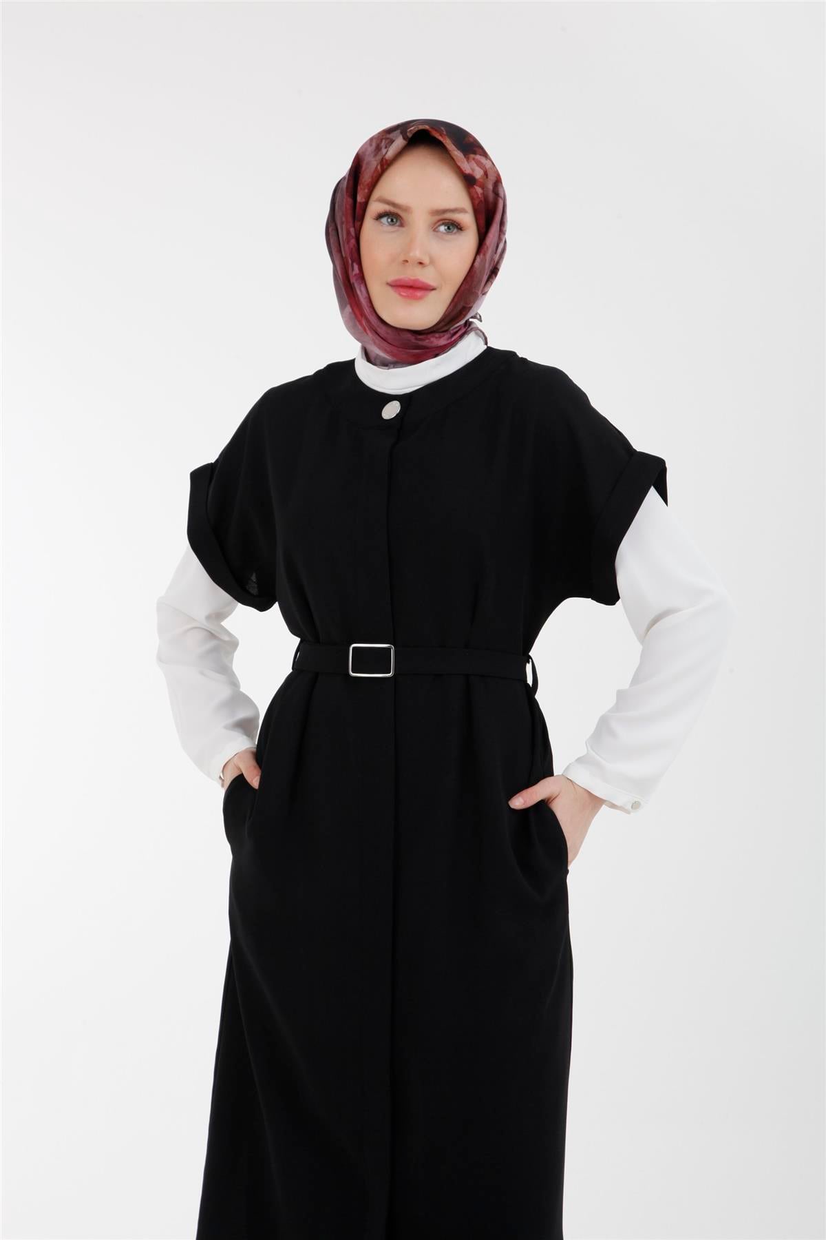 Armine Trend Kemer Detaylı Takım 23YT641 Siyah