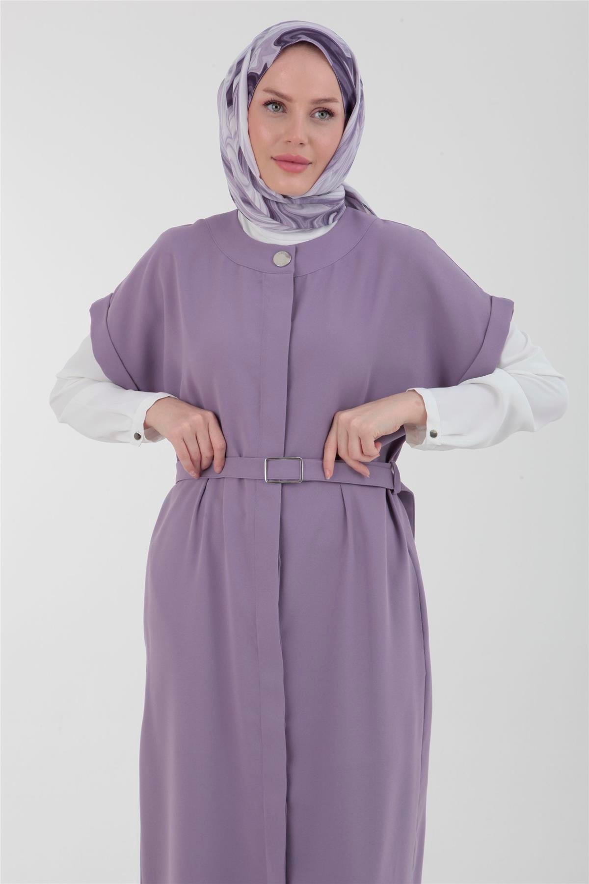 Armine Trend Kemer Detaylı Takım 23YT641 Lila