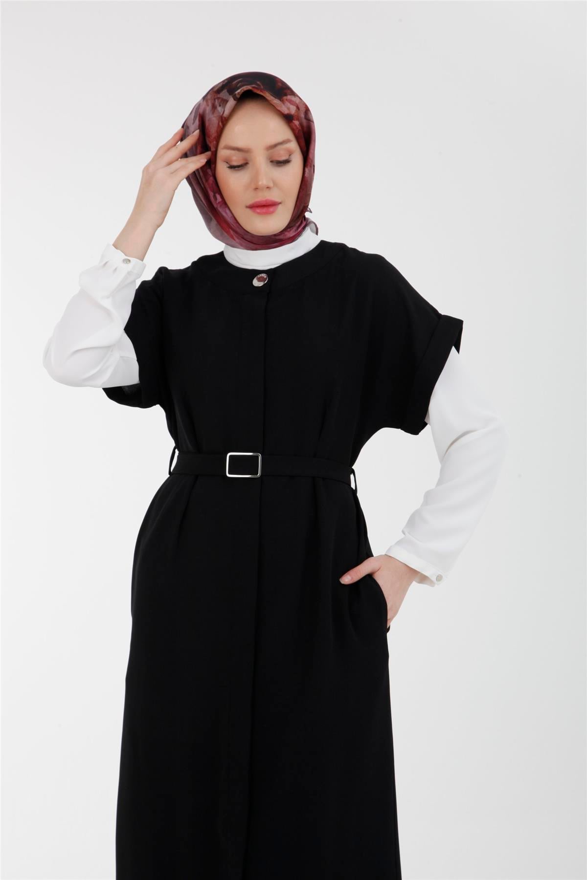 Armine Trend Kemer Detaylı Takım 23YT641 Siyah