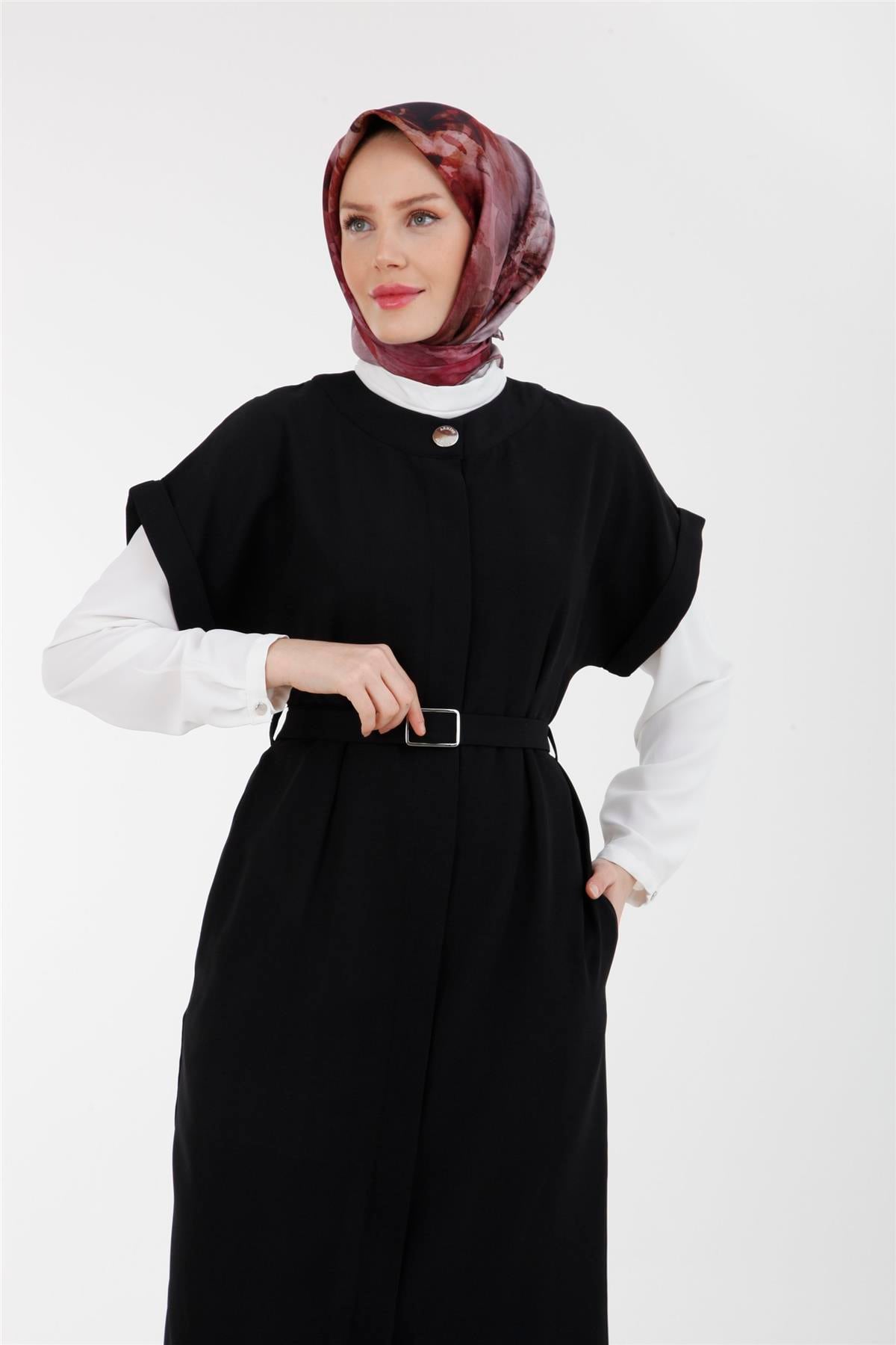 Armine Trend Kemer Detaylı Takım 23YT641 Siyah