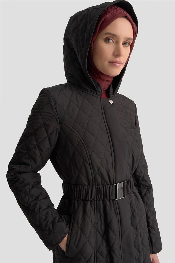 Armine TREND Kemerli Kapitone Mont Siyah 25KT706