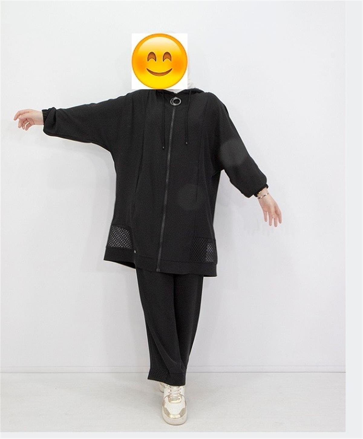 Armine Trend Pantolonlu Takım 22YT637 Siyah