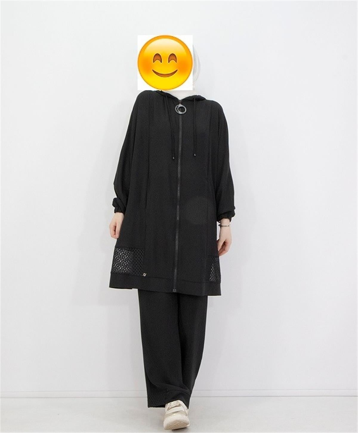 Armine Trend Pantolonlu Takım 22YT637 Siyah