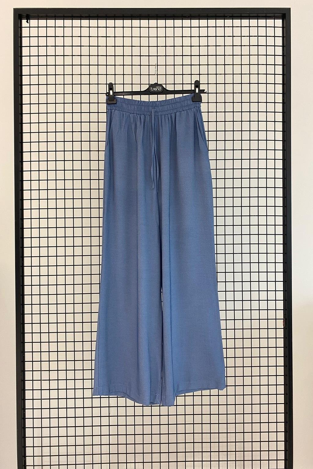Armine TREND Rahat Bağcıklı Pantolon Mavi 25YT236