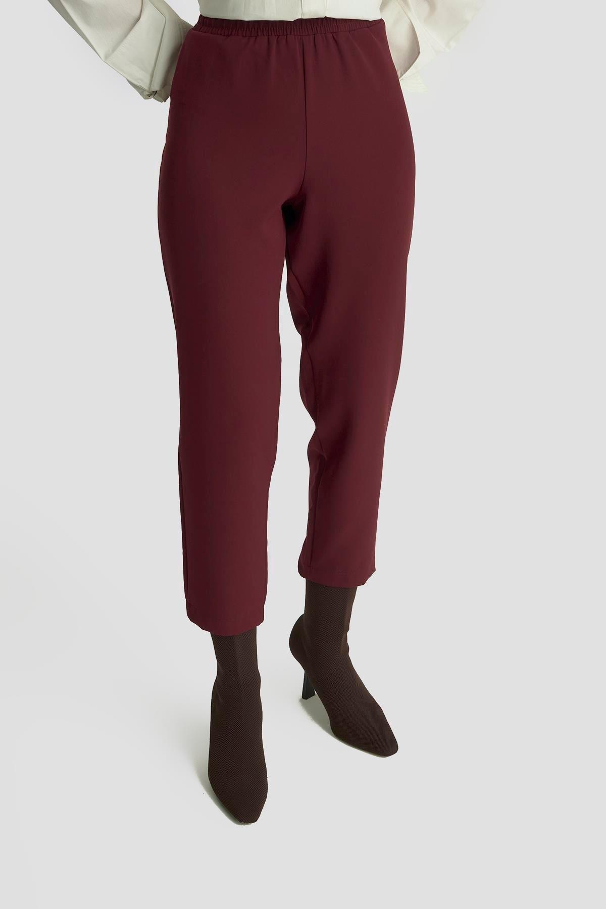 Armine TREND Sim Detay Yelekli Takım Bordo 25KT638