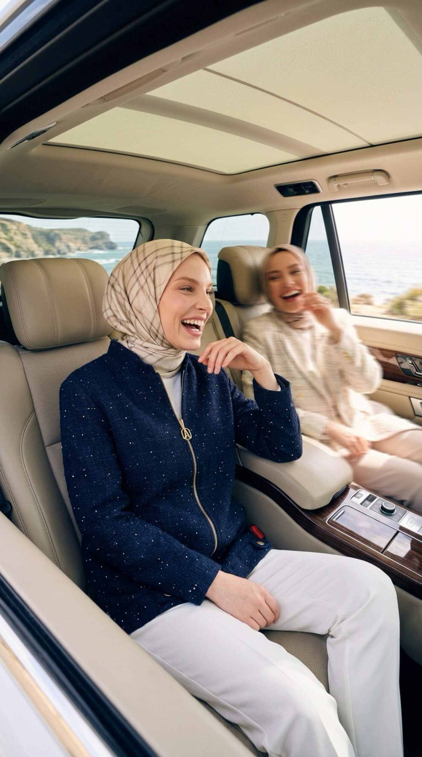 Armine TREND Simli Tüvit Fermuarlı Ceket Lacivert 25kt507