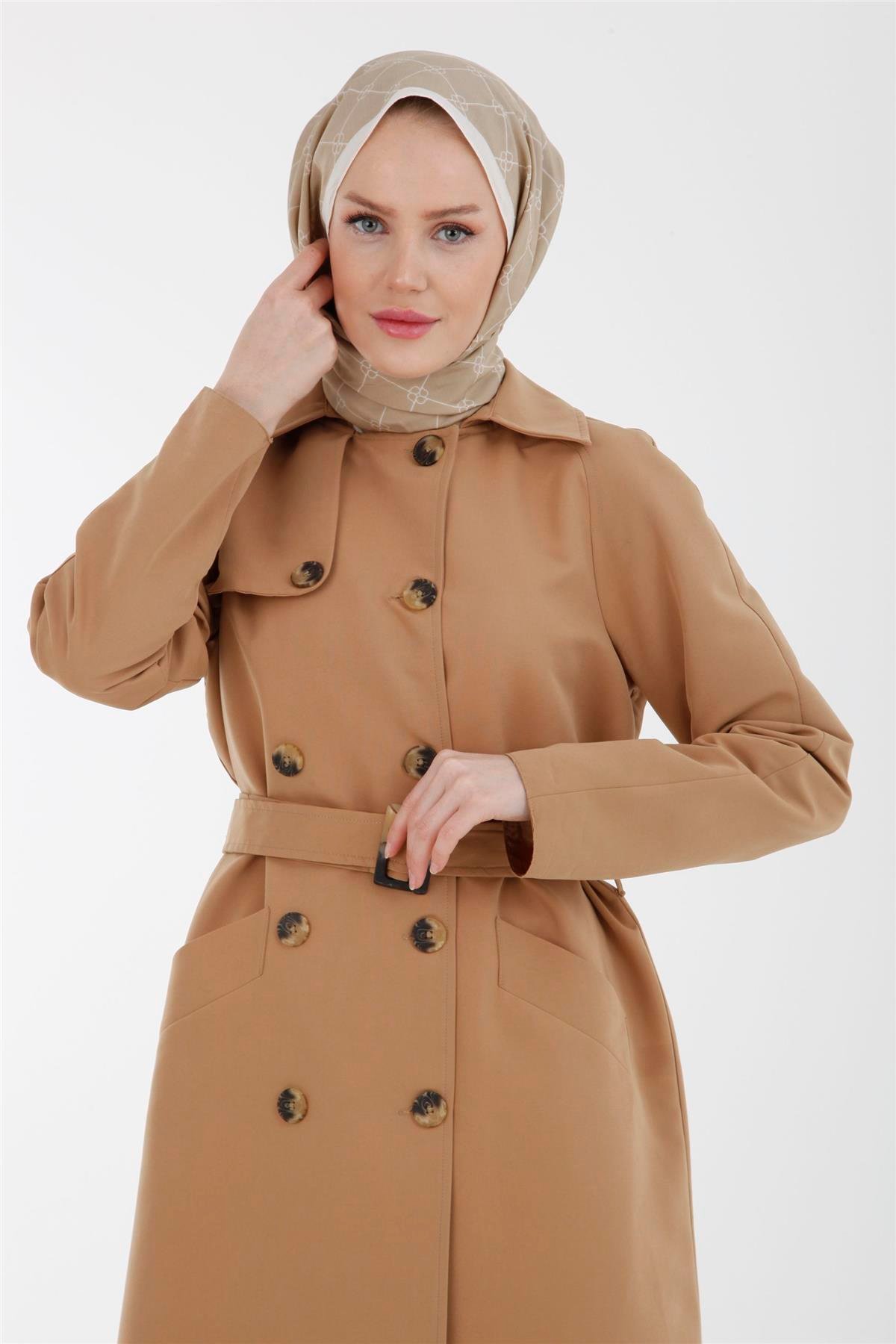 Armine Trend Trençkot 22KT736 Vizon