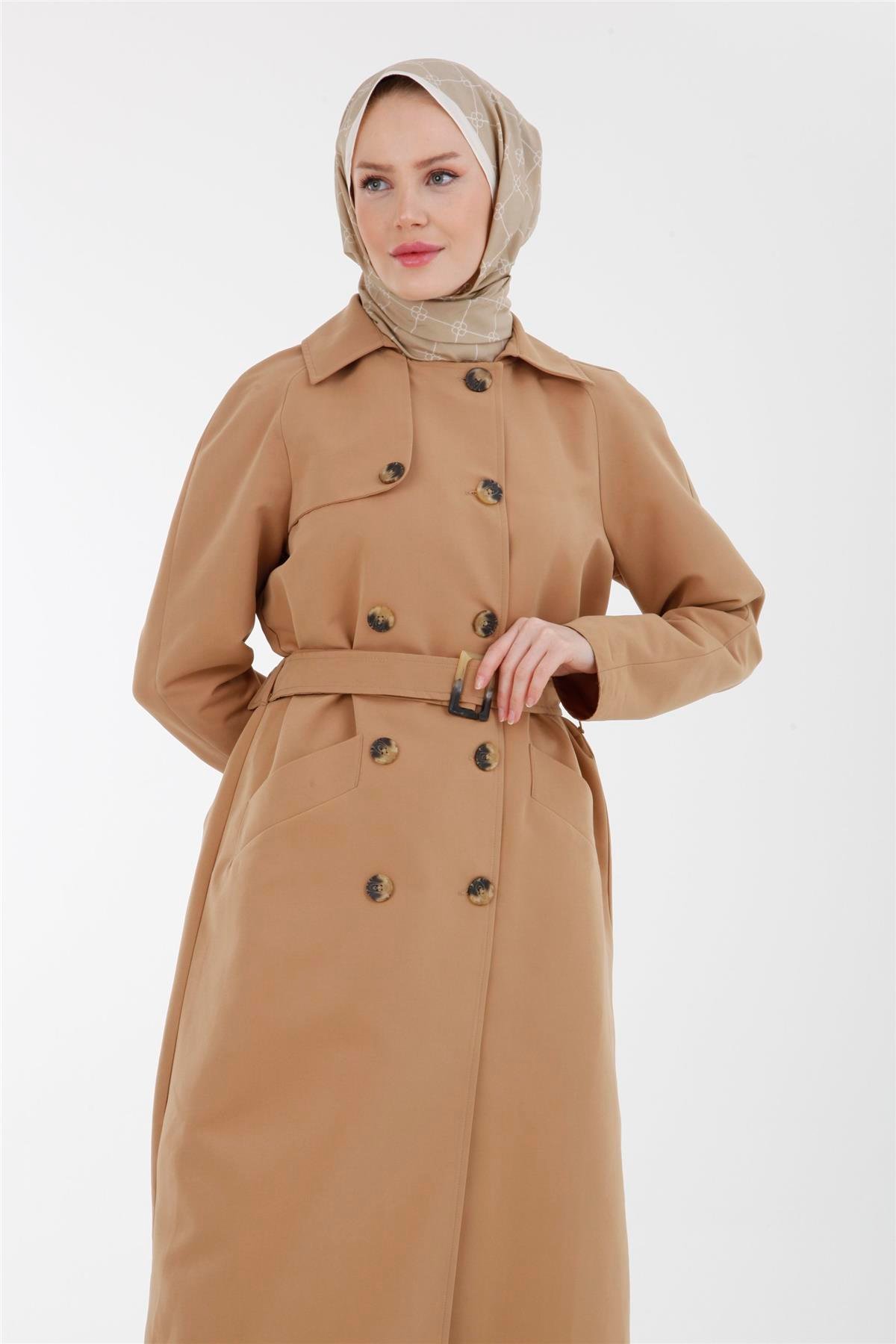 Armine Trend Trençkot 22KT736 Vizon