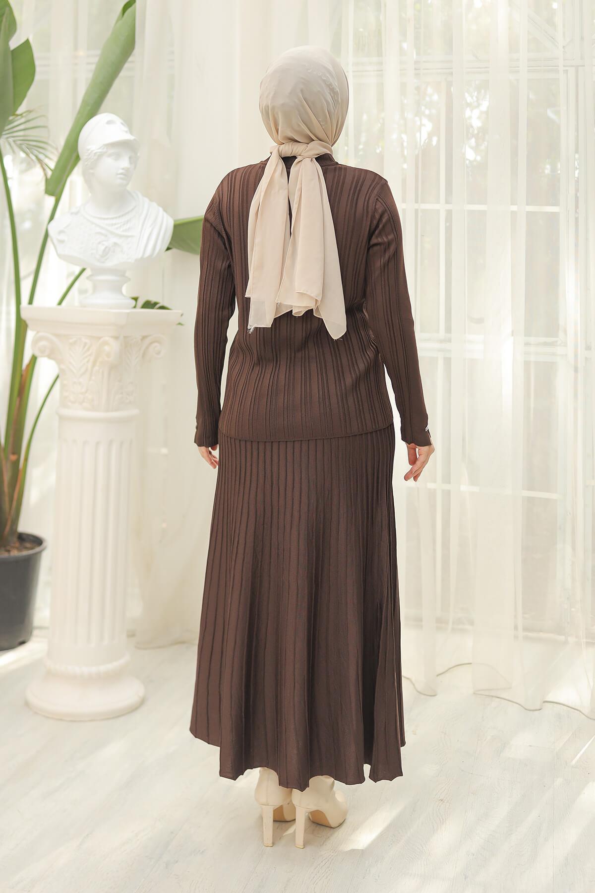 Armine TREND Triko Takım Kahve 24KTD602