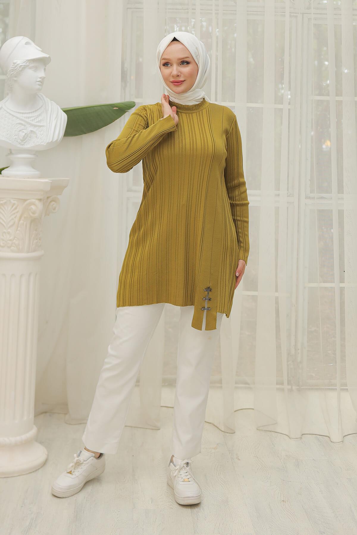 ARMİNE TREND Triko Tunik Asit 24KTD403
