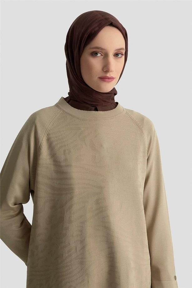 Armine TREND Triko Tunik Bej 25YTD4114